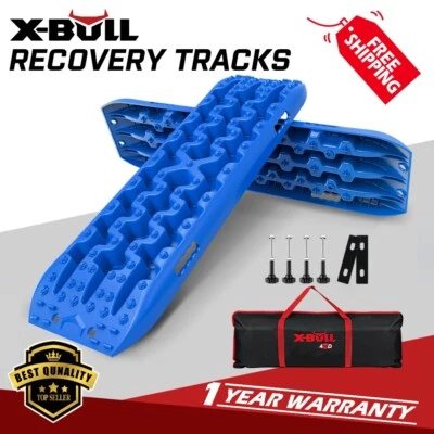 X-BULL Recovery Tracks Sand Tracks Traction Boards Snow OffRoad Blue GEN3.0 Foto 1 de 4