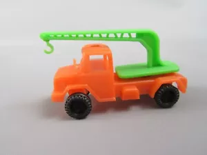 A687 Vintage 1970 VAM Magirus Deutz 170 D15 Camion Grue Plastique Orange 1:55 - Picture 1 of 7