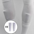 2x Mini Shin Guards for Soccer Players, Protective Soccer Equipment with Socks,
