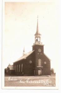 CANADÁ 357 - QUEBEC -Iglesia Nuevo Centro Richmond (Foto Real (RPPC) - Imagen 1 de 2