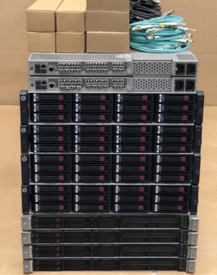 HP MSA 2040 DL360 Gen9 158.4TB 12G SAS 10Gbit iSCSI 80-Core 1TB SAN Solution - Image 1 of 2