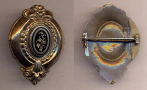 alte Brosche  (Schaumgold?)    siehe Bild - Bild 1 von 1