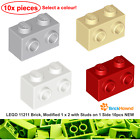 LEGO 11211 Brick, Modified 1 x 2 with Studs on 1 Side 10pcs NEW Choose a colour!
