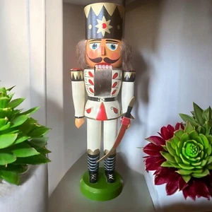 Erzgebirge 12” Emperor Franz Joseph w/ Sword Nutcracker Hand Painted Germany - Picture 1 of 12