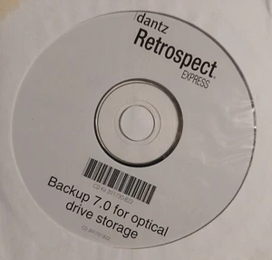 DMC Retrospect Express Back 7.0 Vintage for optical storage New Nice version - Picture 1 of 1