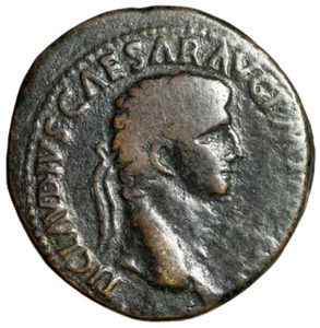 Barbarous Claudius I AE Sestertius "Spes Walking" Contemporary Imitative - Picture 1 of 5