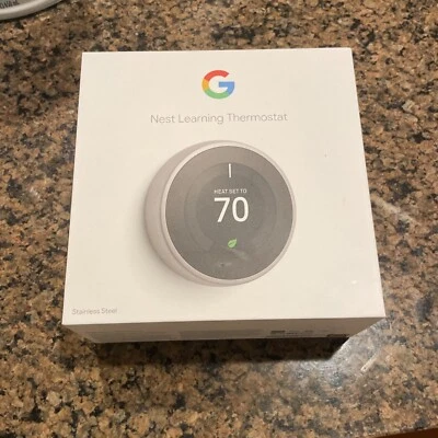 Nest Learning Thermostat - T3007es (Open box, never used) - Image 1 of 2
