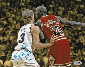 Craig Ehlo Cleveland Cavaliers Signed 8x10 Photo Autographed PSA/DNA vs MJ - Picture 1 of 2