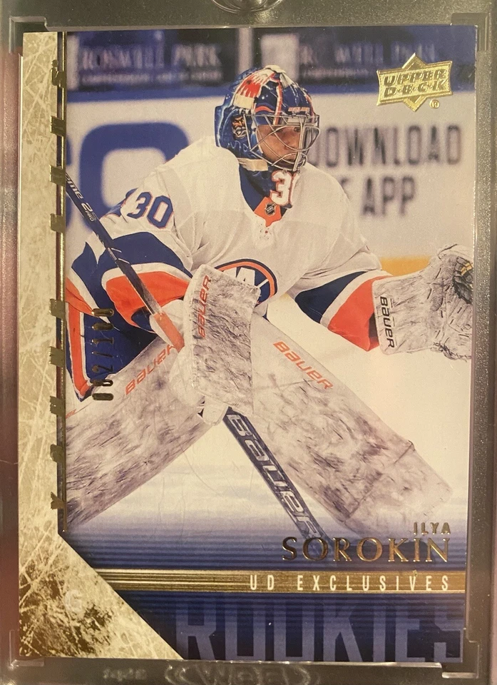 2020-21 Upper Deck Ilya Sorokin Young Guns Retro Exclusive/100 🔥Tribute #T-88  - Image 1 of 2