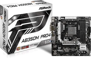 ASRock AB350M Pro4 Motherboard AMD B350 Socket AM4 + 8GB RAM DDR4 - Foto 1 di 1