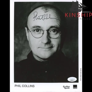 Phil Collins signed 8x10 Photo JSA COA Rare Bold Music Genesis Auto B2180 - Picture 1 of 3