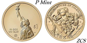 2025 P American Innovation Dollar US Mint Texas Astronaut Space Walk - Bild 1 von 4