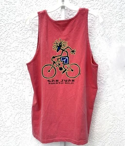 Tee100 Tank Top mit San Juan Logo Rasta Design (L) - Bild 1 von 4