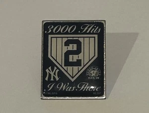 Yankees Pin Derek Jeter 3000 Hits I Was There Pin #2 New York Yankees  - Picture 1 of 1