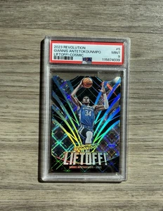 2023 Panini Revolution Giannis Antetokounmpo Die-Cut Liftoff Cosmic 2/99 PSA 9 - Picture 1 of 2