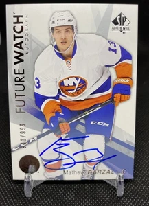 MATHEW BARZAL FUTURE WATCH 2016-17 SP AUTHENTIC /999 ROOKIE AUTOGRAPH SP READ! - Picture 1 of 2
