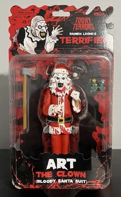 NECA Toony Terrors Arte El Payaso Sangriento Papá Noel Traje En Mano Gafas de Navidad Foto 1 de 4