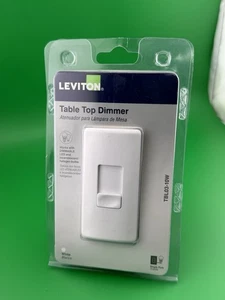 Atenuador de lámpara enchufable de mesa LEVITON, TBL03-10W, blanco, sin necesidad de cableado adicional - Imagen 1 de 6