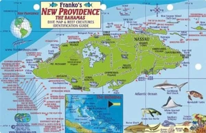 Franko's New Providence : the Bahamas : dive map & reef creatures identification - Picture 1 of 1