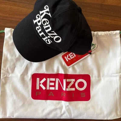 Boné preto logotipo colaboração KENZO Paris VERDY - Imagem 1 de 3
