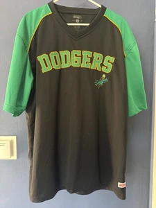 Los Angeles Dodgers St Patrick's Day MLB Jersey Embroidered Stitches Green XL - Picture 1 of 11