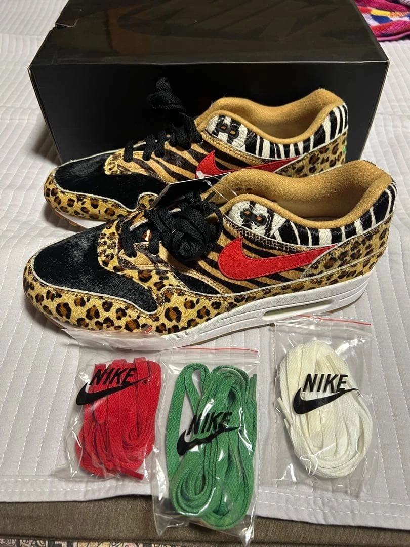 Nike Atmos x Air Max 1 DLX Animal Pack - Leopard for Sale