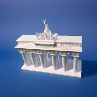 Puerta de Brandeburgo - Berlín, Alemania - 8 pulgadas (blanco) Foto 1 de 3