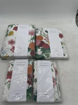 Rifle Paper Co Company Store Dahlia Percale Q Sheet Set + 4 Standard Pillowcases - Image 1 of 4