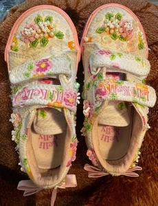 Girls, Lelli Kelly Size 24 (C7) Sparkly Colorful Sneakers - Picture 1 of 5