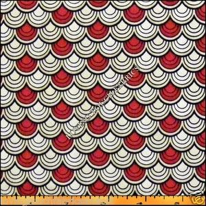 WESTMINSTER "BASKET" SCALLOPED COTTON FABRIC PRICED @ 1/2 YD 18" X 44" - Picture 1 of 1