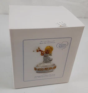 Precious Moments "Share The Gift of Love" 101106 Trompetenengel Spieluhr verpackt - Bild 1 von 11
