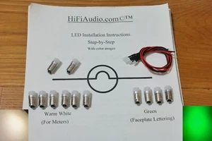 Mcintosh C28 replacement LED upgrade bulbs lights lamps kit instructions - Picture 1 of 8