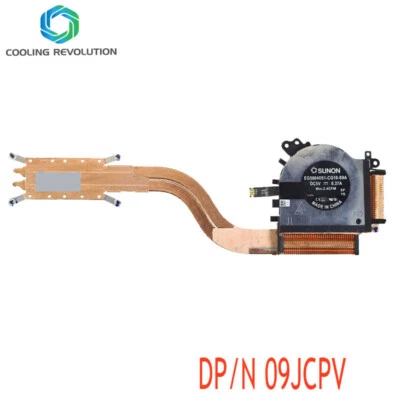 Laptop CPU Heatsink Fan For Dell Latitude 12 7210 2-in-1 09JCPV 9JCPV AT2TN001ZA - Image 1 of 2