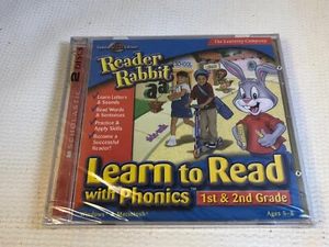 2002 Ricerdeep Reader Rabbit Learn to Read Phonics PC 1st 2nd grade 95 98 XP NEW - Picture 1 of 8