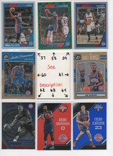 Detroit Pistons ** SERIAL #'d Rookies Autos Jerseys ** ALL CARDS ARE GOOD CARDS