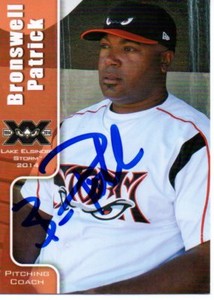 Bronswell Patrick 2014 Lake Elsinore Storm Signed Card