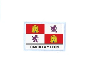 Patch badge iron on glue flag country castilla y leon spain - Picture 1 of 1