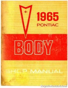 Pontiac 1965 manual de tienda de autos - solo carrocería - Imagen 1 de 1