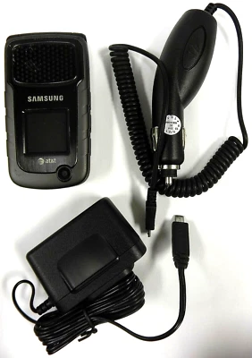 Samsung Rugby 2 II SGH-A847 - Black ( AT&T ) Cellular Flip Phone - Bundled - Image 1 of 4