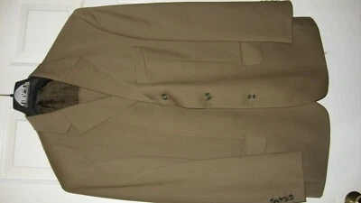  GIORGIO COSANI Suite Italiana Hombre 3 Botones Talla 42 Corto Color Beige-100% Lana Foto 1 de 4