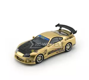 1/64 Die Cast TOYOTA SUPRA JZA80 Top Secret HK Edition Model Car -GOLD- 64B0429 - Picture 1 of 11
