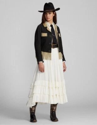 Falda de gasa de algodón con volantes talla 3 (US 4-6) Ralph Lauren verano 2023 Foto 1 de 4