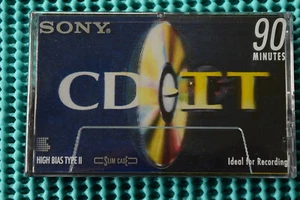 Sony CD-IT 90 High Bias Blank Audio Cassette Tapes - NEW -  Type II - Picture 1 of 2