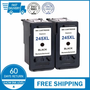 Combo Black PG-245XL Ink Cartridge For Canon PIXMA MG2922 MG2924 MG2950 MX490 - Picture 1 of 7