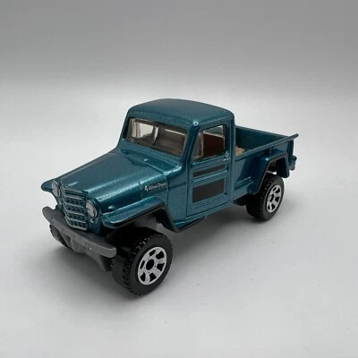 Matchbox. 2015. MB955 M29 Willy's Jeep. Blue/Green. Loose - Image 1 of 4