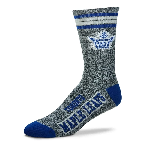 New! Toronto Maple Leafs Got Marbled Gray Large Mens Crew Socks Fits Size 10-13 Cover