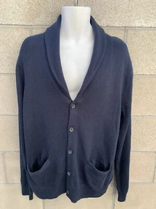 Goodthreads Men's Shawl Cardigan Sweater Navy Blue Size XLarge NWT - Picture 1 of 6