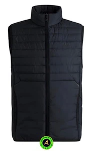 BOSS V_THOR 2 ZIP GILET IN WATER-ABWEISENDEM STOFF DUNKELBLAU L UVP 199€ - Bild 1 von 5