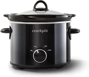 Crockpot® Pentola a Cottura Lenta Classica da 2 Quart, Pentola a Cottura Lenta Piccola, Nero - Foto 1 di 12