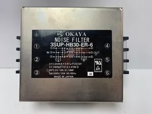 Okaya 3SUP-HB30-ER-6 Noise Filter 30A 3AC500V - Picture 1 of 4